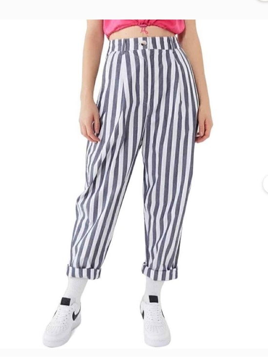 Urban Outfitters Pants - Urban Outfitters High-Rise Tapered Striped Pants